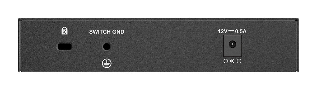 D-Link DMS-107/E netværksswitch Ikke administreret Gigabit Ethernet (10/100/1000) Sort