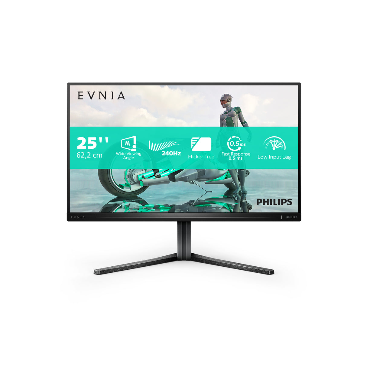 Philips Evnia 25M2N3200W/00 computerskærm 62,2 cm (24.5") 1920 x 1080 pixel Fuld HD LCD Grå