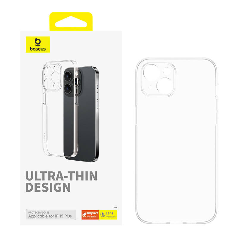 Telefonfoder til iPhone 15 Plus Baseus OS-Lucent Series (klart)
