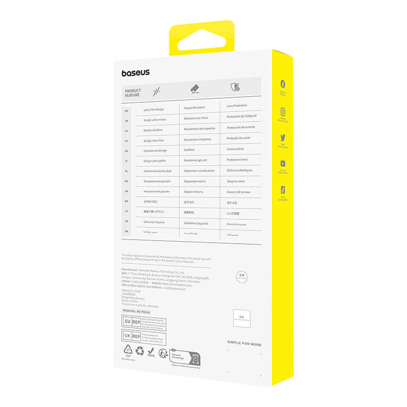 Telefonfoder til iPhone 15 Plus Baseus OS-Lucent Series (klart)