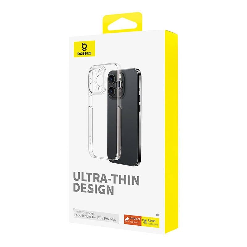 Telefonfoder til iPhone 15 ProMax Baseus OS-Lucent Series (klart)