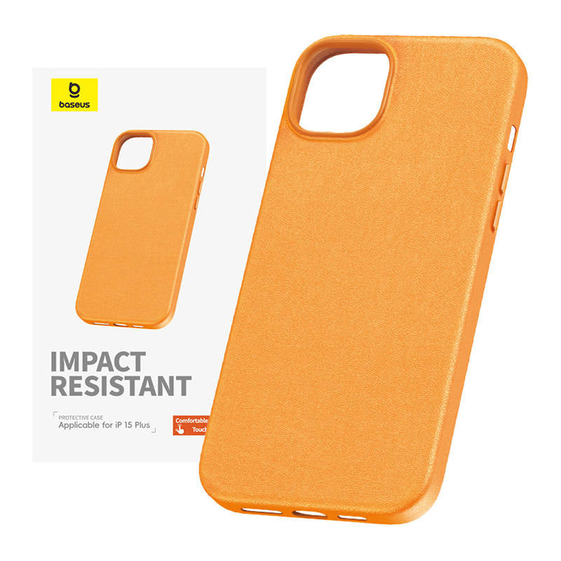 Telefonfoder til iPhone 15 Plus (orange)