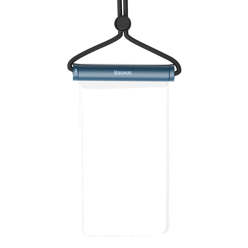 Vandtæt telefonfoder Baseus AquaGlide med cylindrisk slide lås (blå)