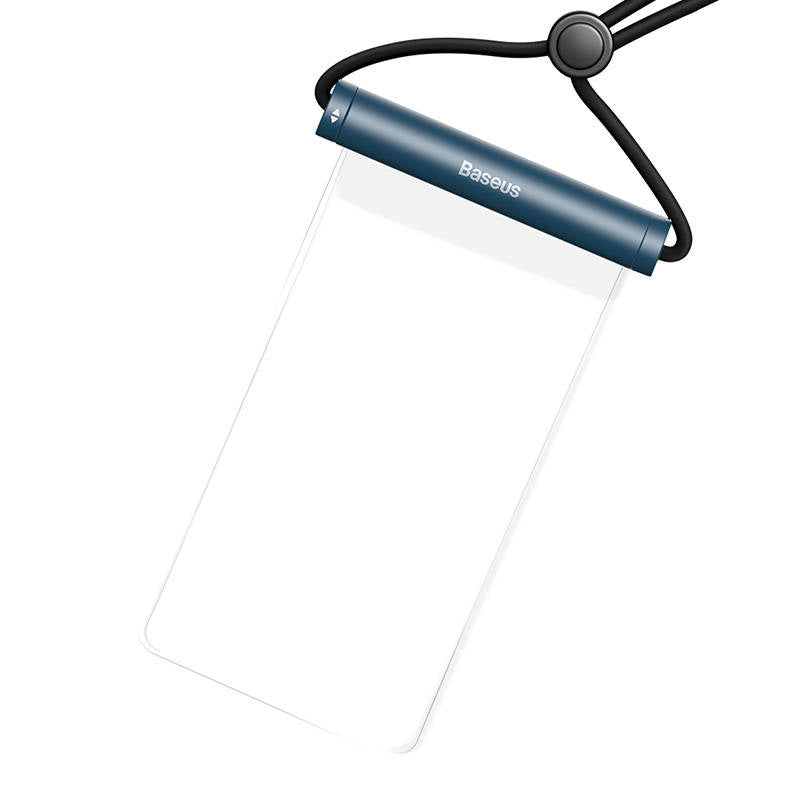 Vandtæt telefonfoder Baseus AquaGlide med cylindrisk slide lås (blå)