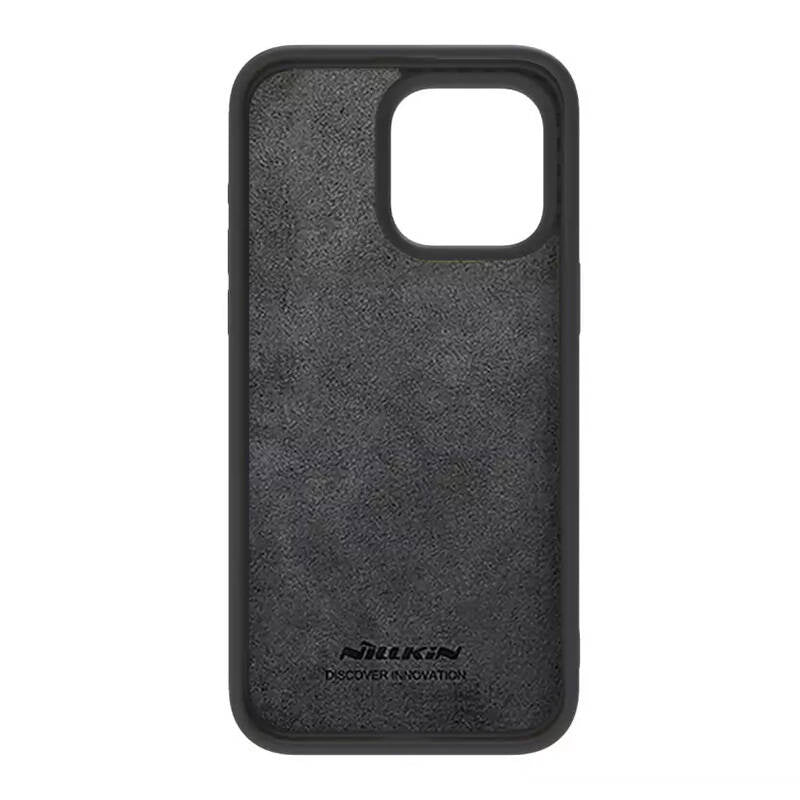 Nillkin CamShield Silky Silicone Case til iPhone 15 Pro (klassisk sort))