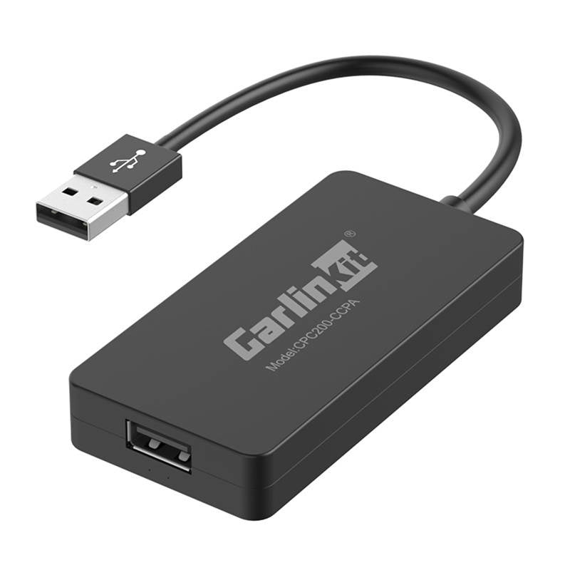 Carlinkit CCPA trådløs adapter Apple Carplay/Android Auto (sort)