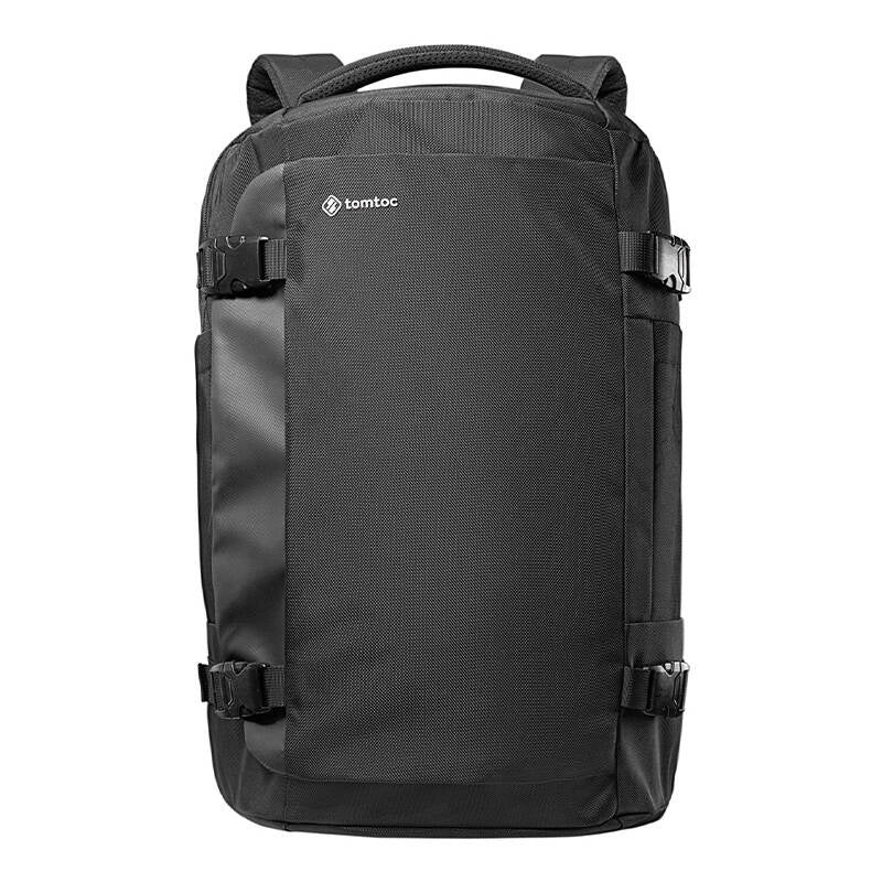 Rejse bærbar rygsæk Tomtoc Navigator-T66 17"/40L (sort)