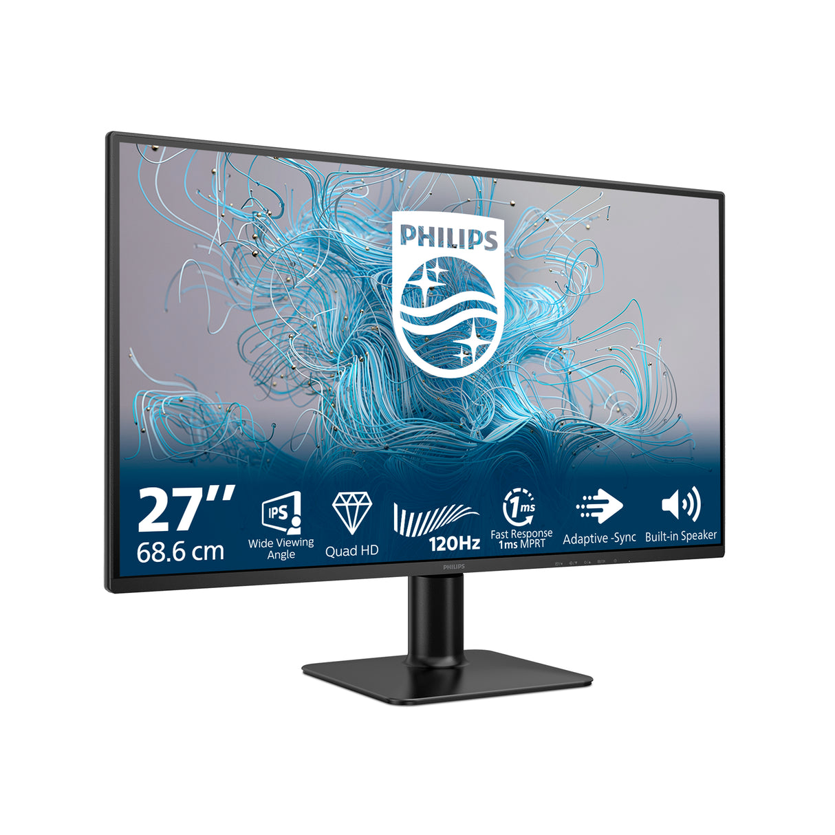 Philips 2000 series 27E2N2500/00 27 IPS 2560 x 1440 (2K) DisplayPort HDMI 120 Hz