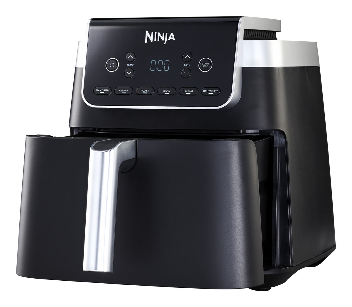 Ninja AF180EU frituregryde Enkelt 6,2 L Enkeltstående 2000 W Varmluftsteger Sort