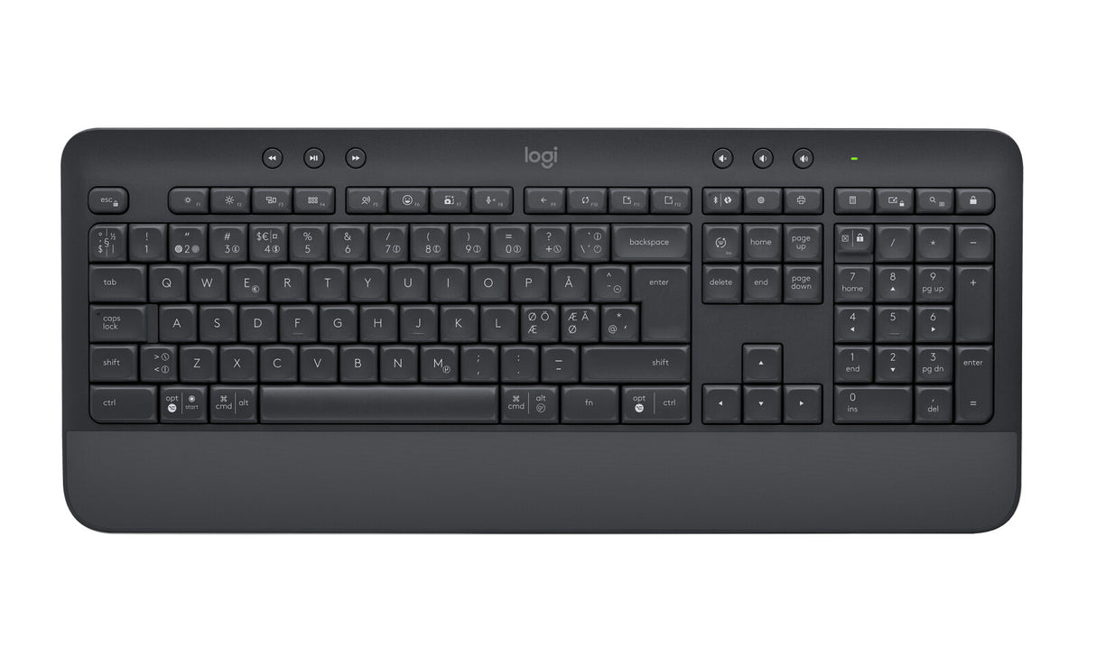 Logitech 920-010951 tastatur Kontor Bluetooth QWERTY Nordisk Grafit
