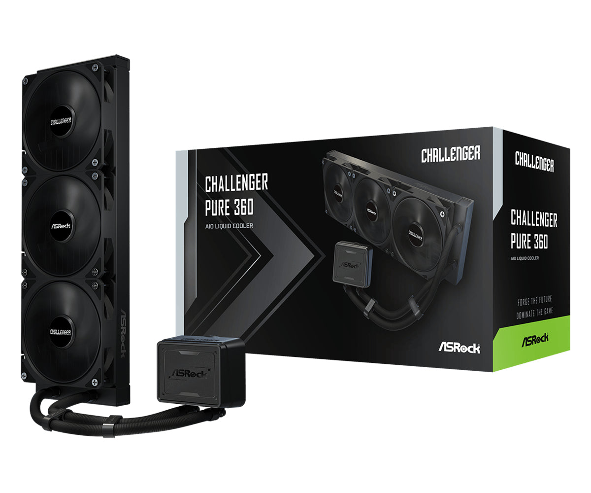 Asrock Challenger Pure 360 kølesystem 1-pack Sort 120 mm