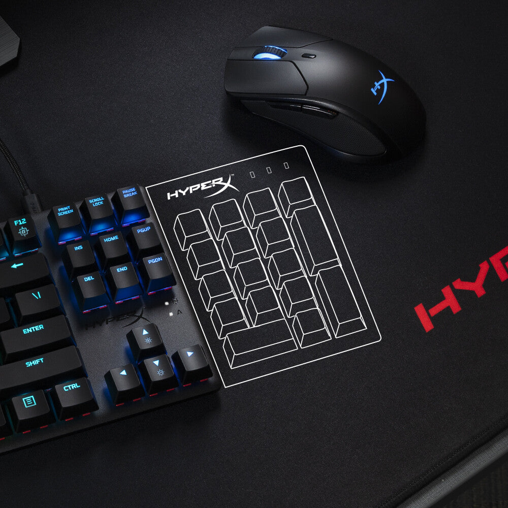 HyperX Alloy Origins Core – mekanisk gaming-tastatur – HX blåt (amerikansk layout)