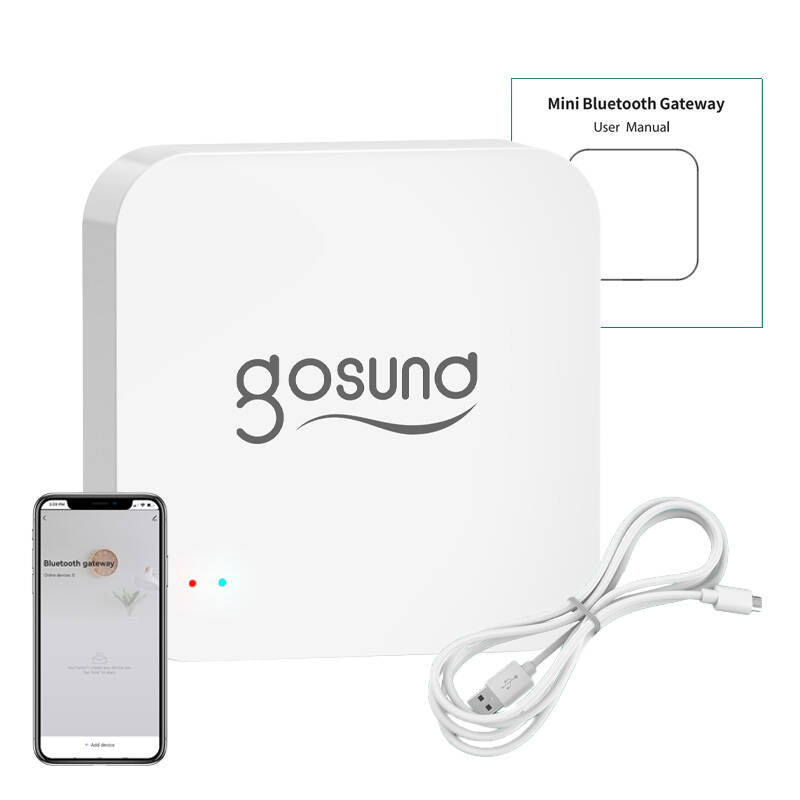 Smart Bluetooth BLE, WiFi Mesh Gateway med alarm Gosund G2 Tuya