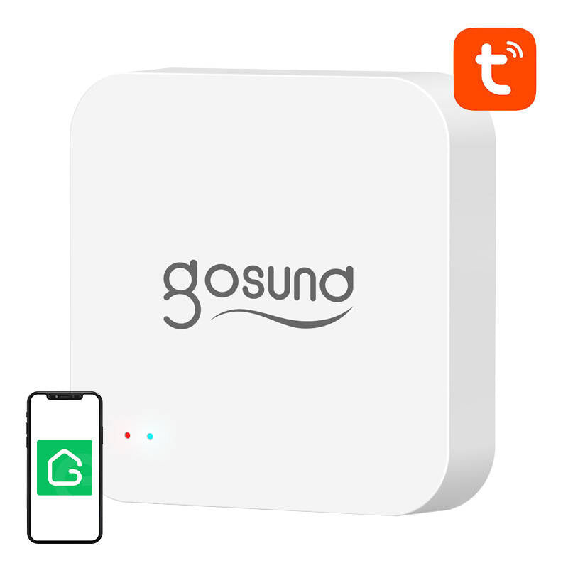 Smart Bluetooth BLE, WiFi Mesh Gateway med alarm Gosund G2 Tuya