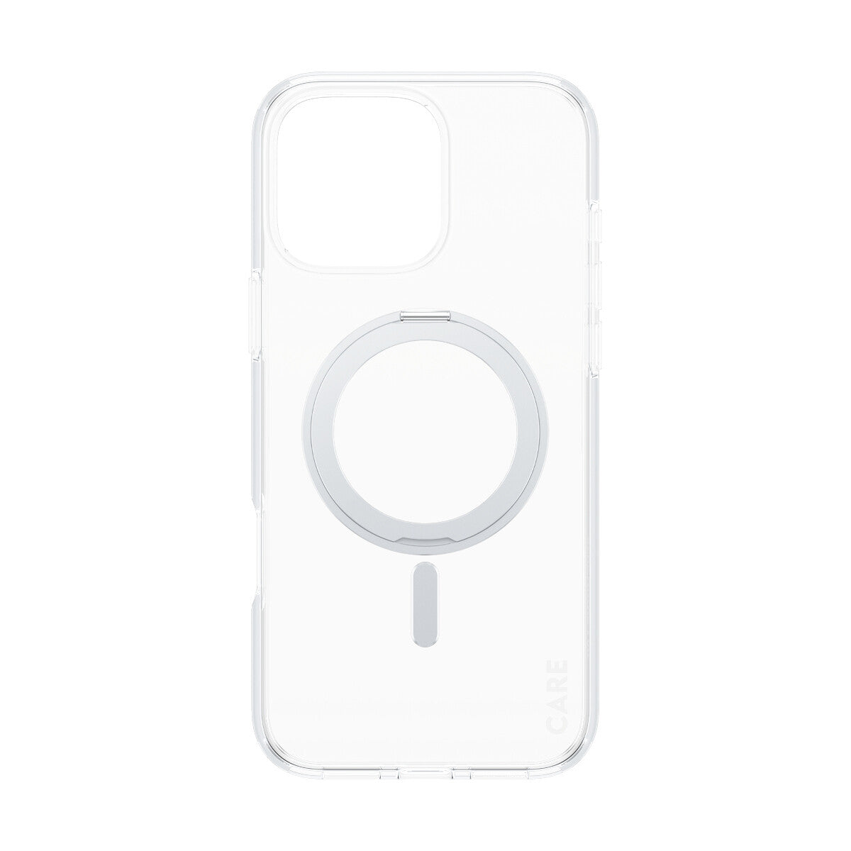 PanzerGlass CARE™ by ® Case Transparent m. Sølv Kickstand & MagSafe iPhone 16 Pro Max