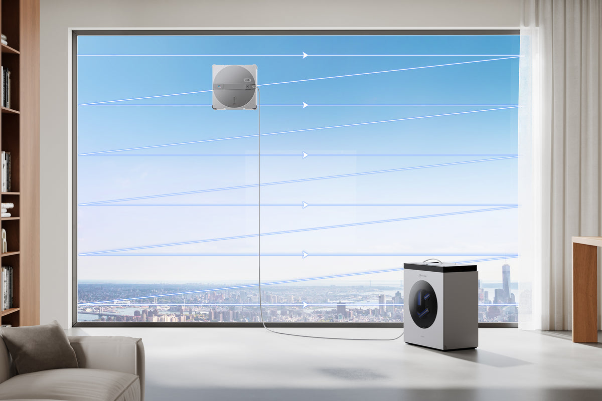 Ecovacs Winbot W3 OMNI Vinduesrenser robotstyret Sølv