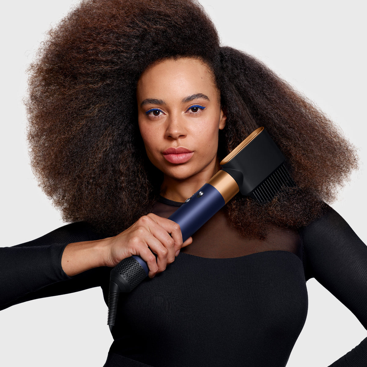 Dyson Airwrap I.D. Curly + Coily Multi-Style Complete Long Styler og Dryer HS08 Prussian Blue/Copper EU 107451-01
