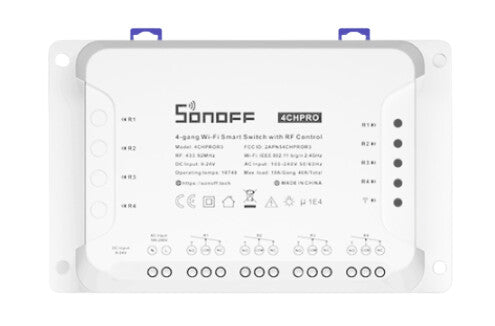 Sonoff 4CH PRO R3 Intelligent kontakt Hvid