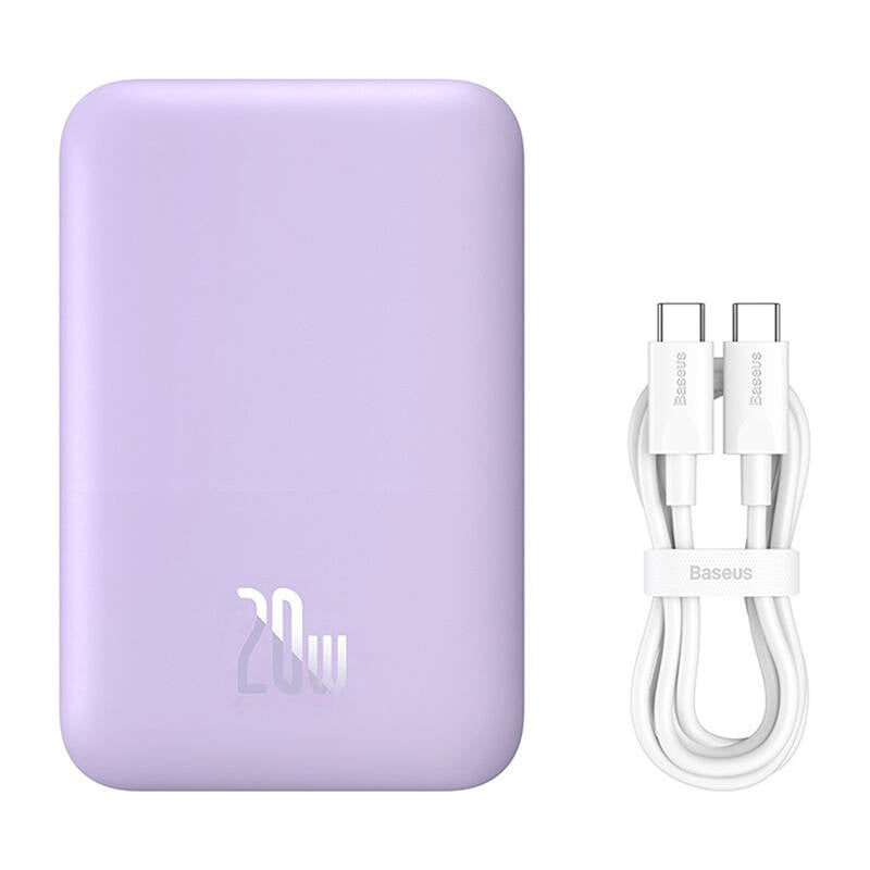 Powerbank mini Baseus 6000 mAh 20W (lila)
