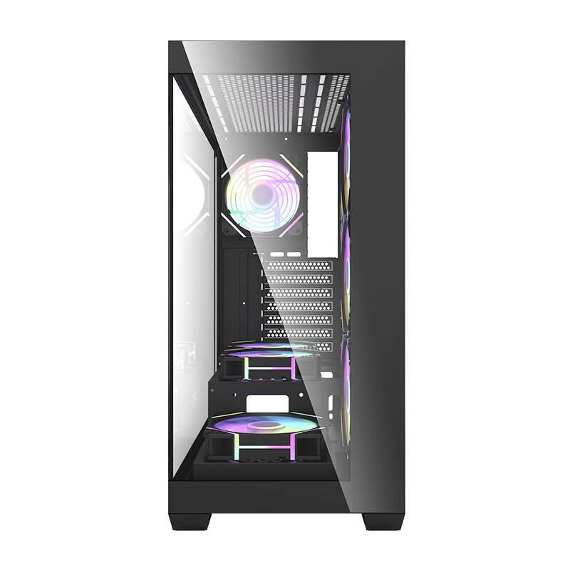 Darkflash DS900 computer case (sort) + 7 ARGB fans