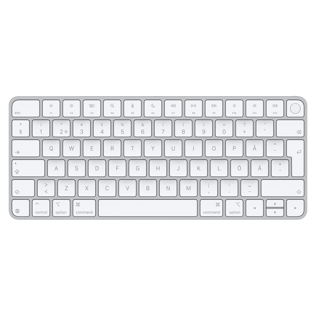 Apple Magic Keyboard with Touch ID for Mac models with silicon (USB-C) - Swedish