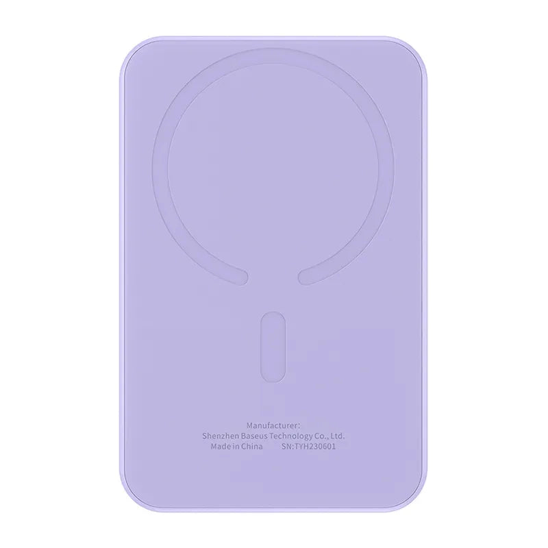 Magnetisk Mini Powerbank Baseus 5000mAh 20W (lila)