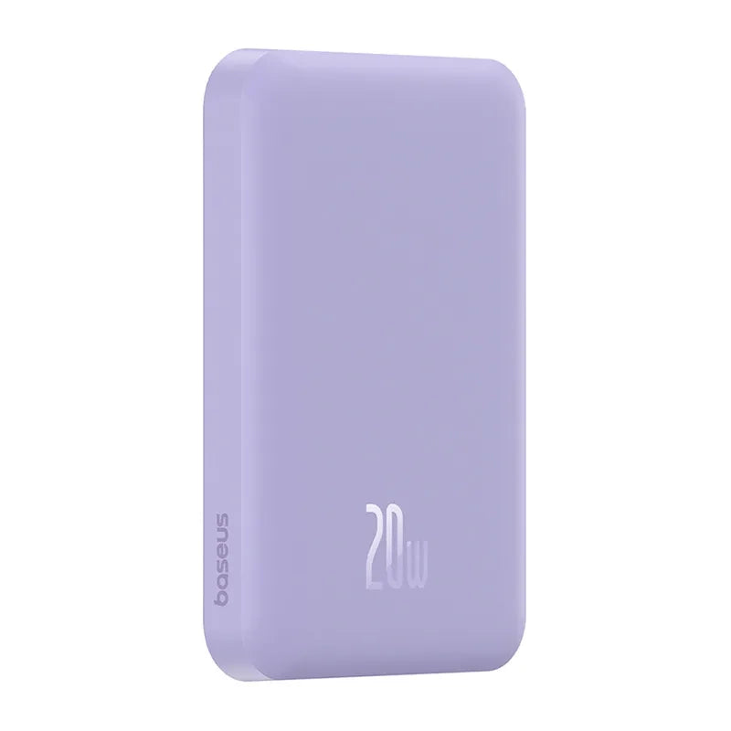 Magnetisk Mini Powerbank Baseus 5000mAh 20W (lila)