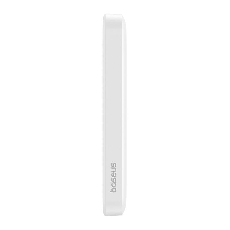 Magnetisk Mini Powerbank Baseus 5000mAh, USB-C 20W (hvid)