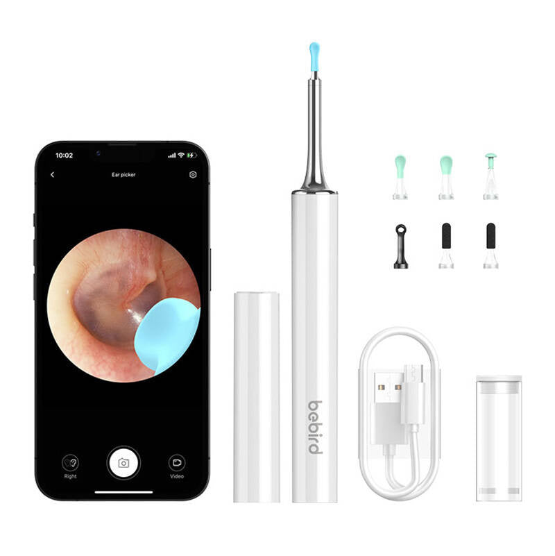 Smart Visual Øre-Ren Rod Bebird T15 hvid