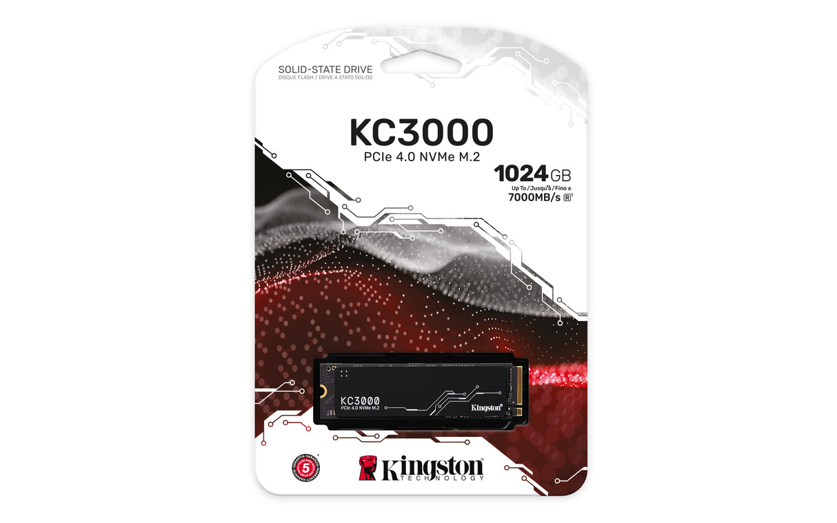 Kingston SSD KC3000 1024GB M.2 PCI Express 4.0 (NVMe)