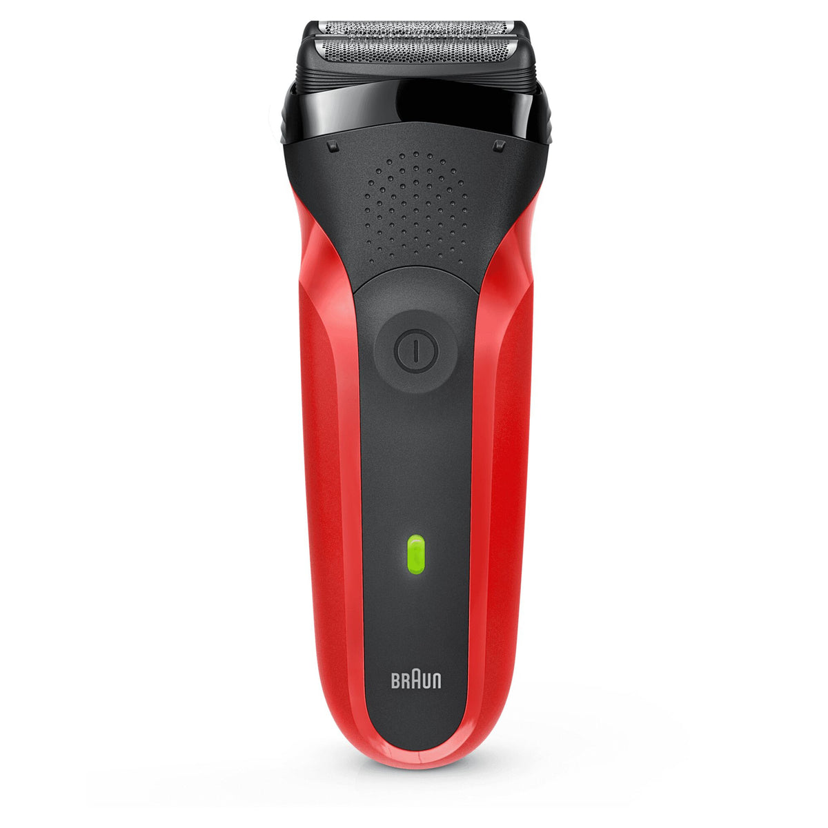 Braun Series 3 300s Folie shaver Trimmer Sort, Rød