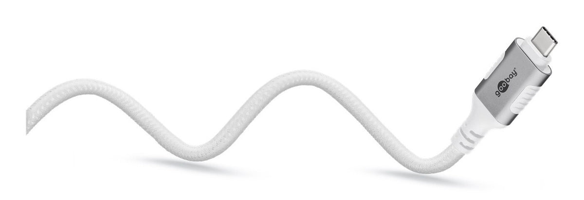 Goobay USB-C 3.1 til RJ45 netværksadapter 2 m CAT6 1 Gbit/s Hvid