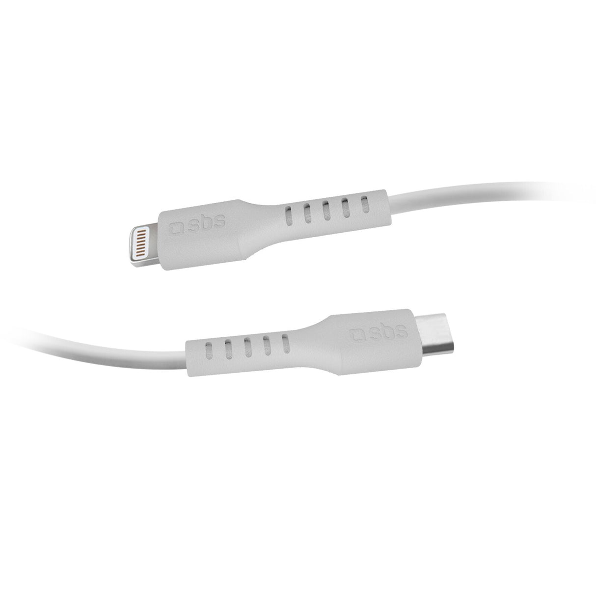SBS TECABLELIGTC2W Lightning kabel 2 m Hvid