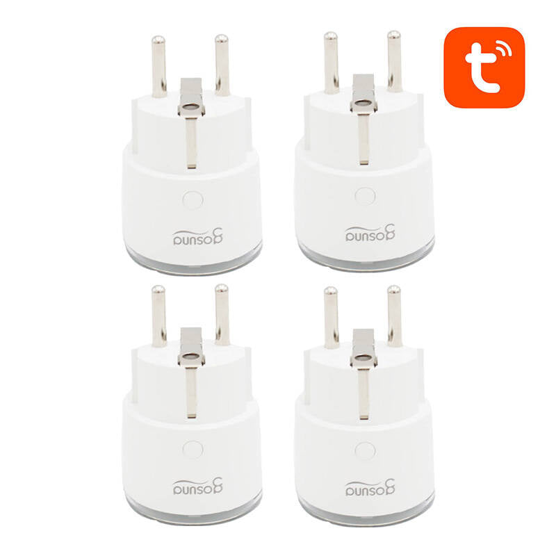 Smart plug WiFi Gosund SP111 3680W 16A, Tuya 4-pakke