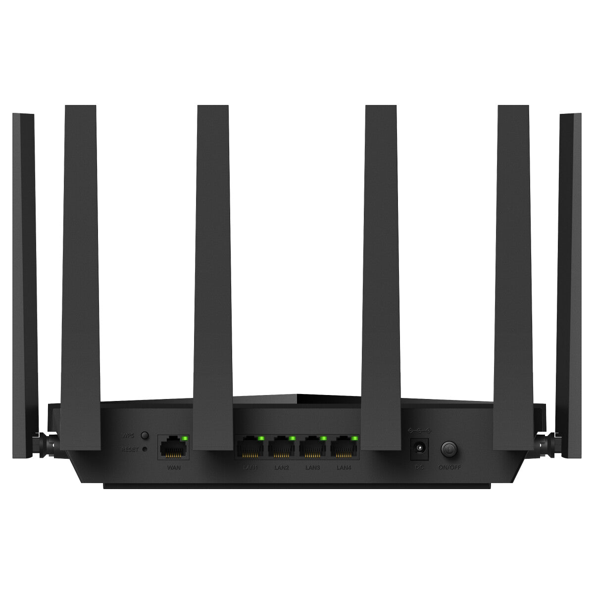 Cudy WR6500H trådløs router 2.5 Gigabit Ethernet Dual-band (2,4 GHz / 5 GHz) Sort