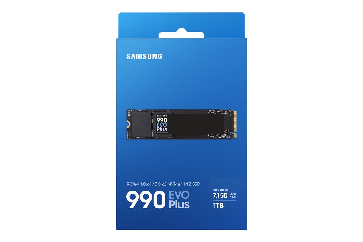 Samsung 990 EVO Plus SSD MZ-V9S1T0BW 1TB M.2 PCIe 5.0 x2 (NVMe)