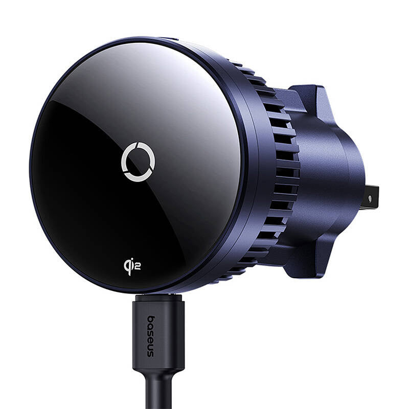Baseus MagPro bilstøj med 15W Qi2.0 induktiv oplader (sort)