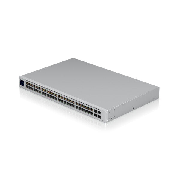 Ubiquiti UniFi USW-48-POE netværksswitch Administreret L2 Gigabit Ethernet (10/100/1000) Strøm over Ethernet (PoE) 1U Rustfrit stål