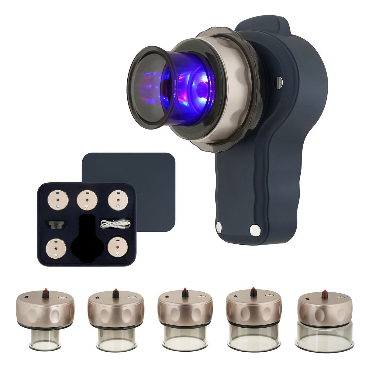 Medivon Cupping Massager Celestine Blue