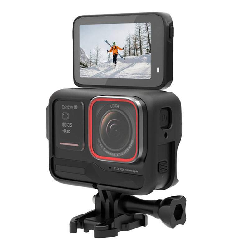 Plastic Cage PULUZ til Insta360 Ace Pro (sort)