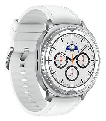 Samsung Galaxy Watch 8 Classic 3,3 cm (1.3") AMOLED 46 mm Digital 438 x 438 pixel Berøringsskærm Sølv Wi-Fi GPS (satellit)