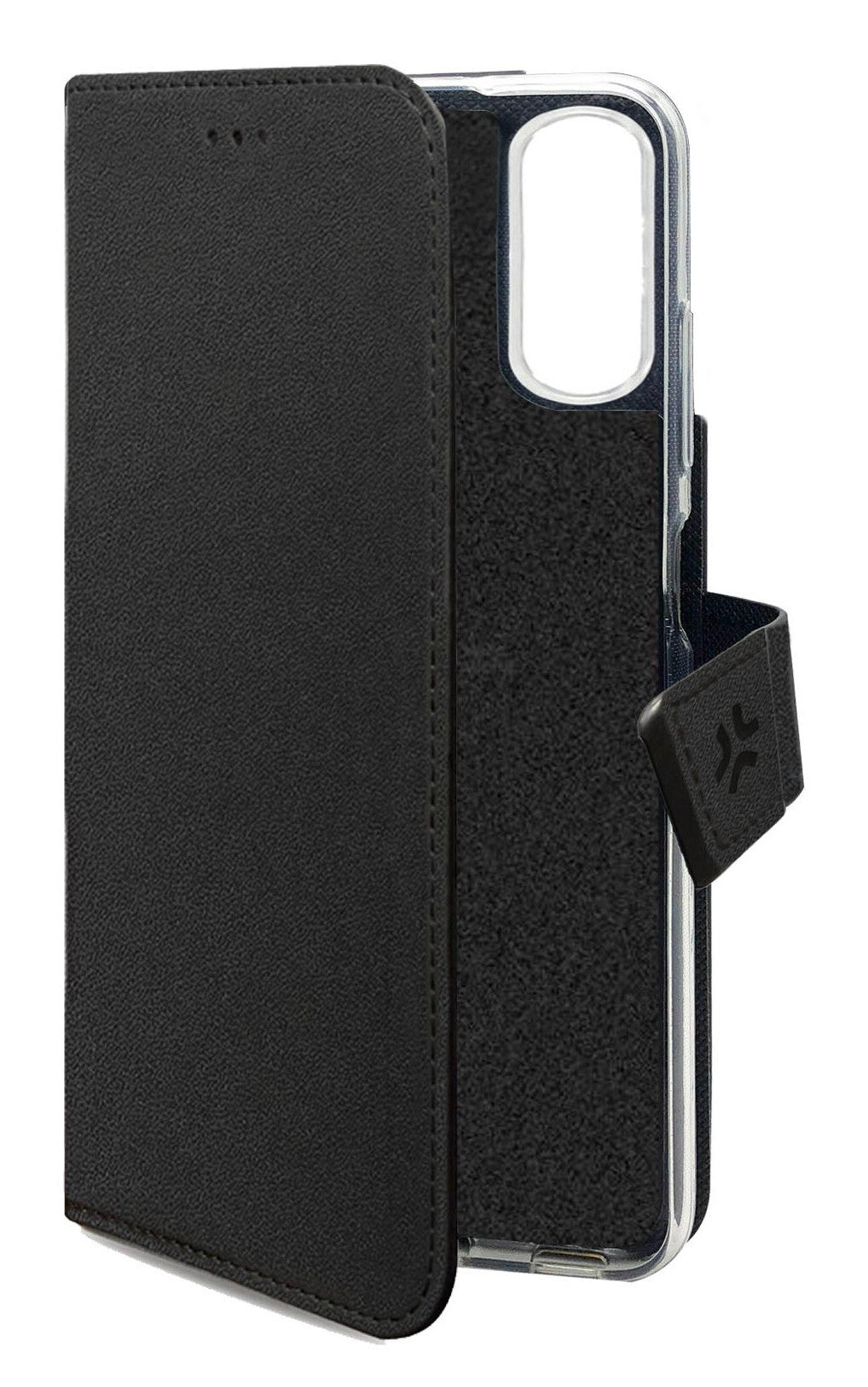 Celly WALLY mobiltelefon etui 17 cm (6.7") Tegnebogsetui Sort