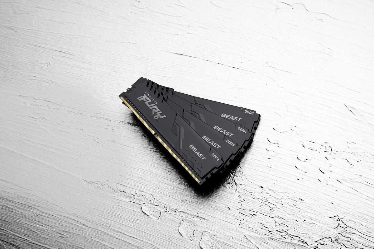 Kingston Technology FURY Beast 16GB 3200MT/s DDR4 CL16 DIMM (Sæt med 2) Black