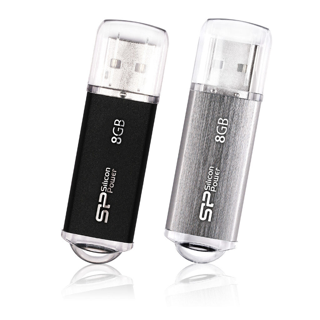 Silicon Power Ultima-II USB-nøgle 8 GB USB Type-A 2.0 Sort