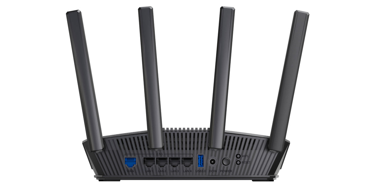 ASUS RT-BE82U BE6500 trådløs router 2.5 Gigabit Ethernet Dual-band (2,4 GHz / 5 GHz) Sort
