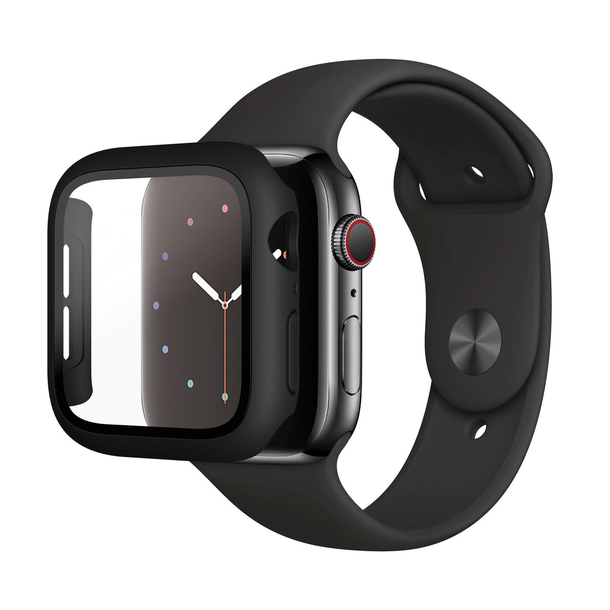 PanzerGlass ® Full body Case Sort Apple Watch SE 3 | SE | 6 | 5 | 4 | 44mm
