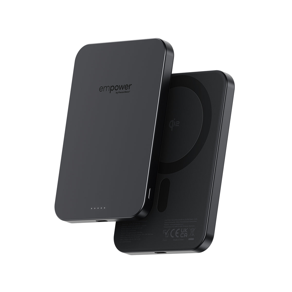 empower by PanzerGlass Trådløs power bank 5000mAh 15Watt 1xUSB-C Space Black