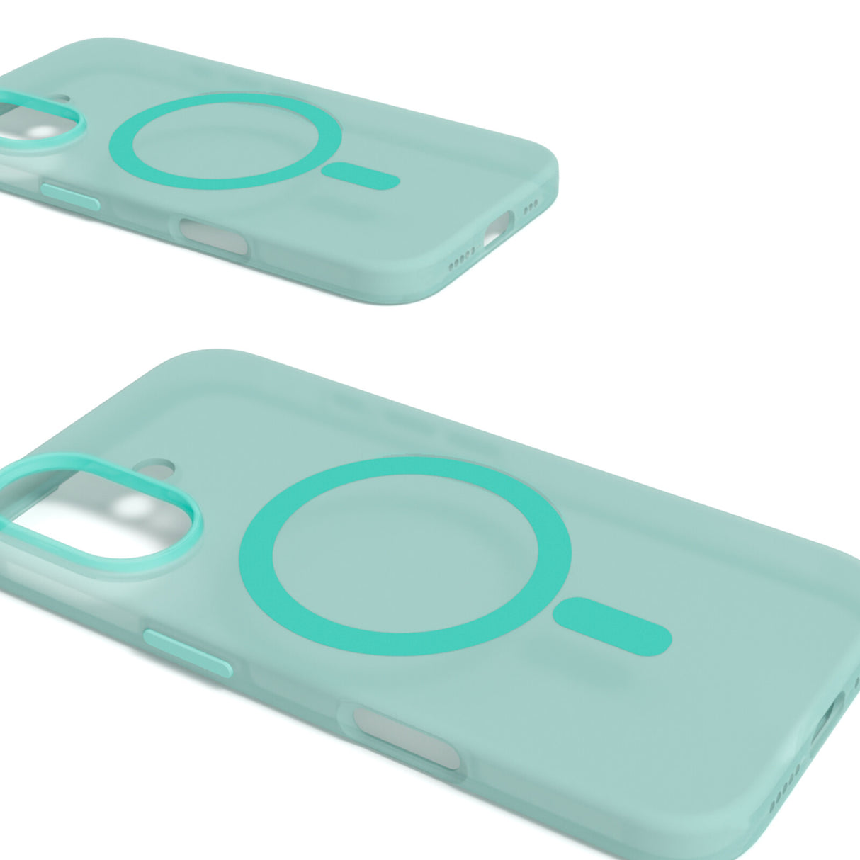 PURO Daylight mobiltelefon etui 15,5 cm (6.1") Cover Mintfarve, Gennemsigtig