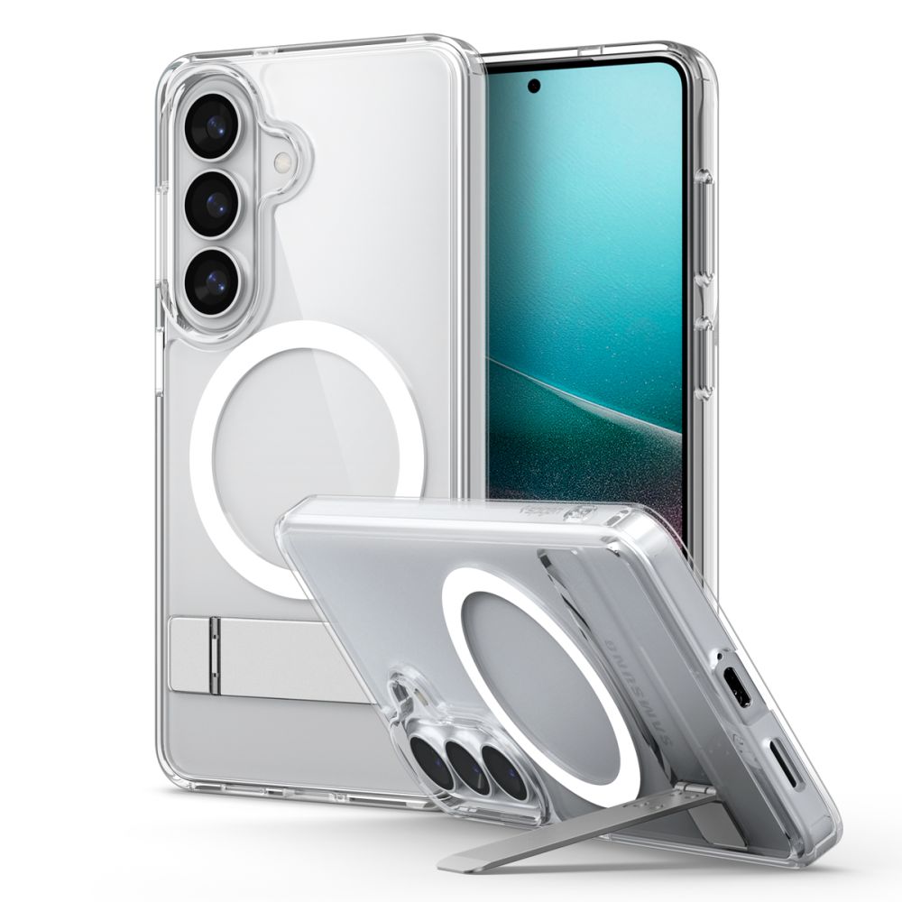 Spigen Ultra Hybrid 'S' Mag Magsafe Galaxy S26 Klar/Hvid