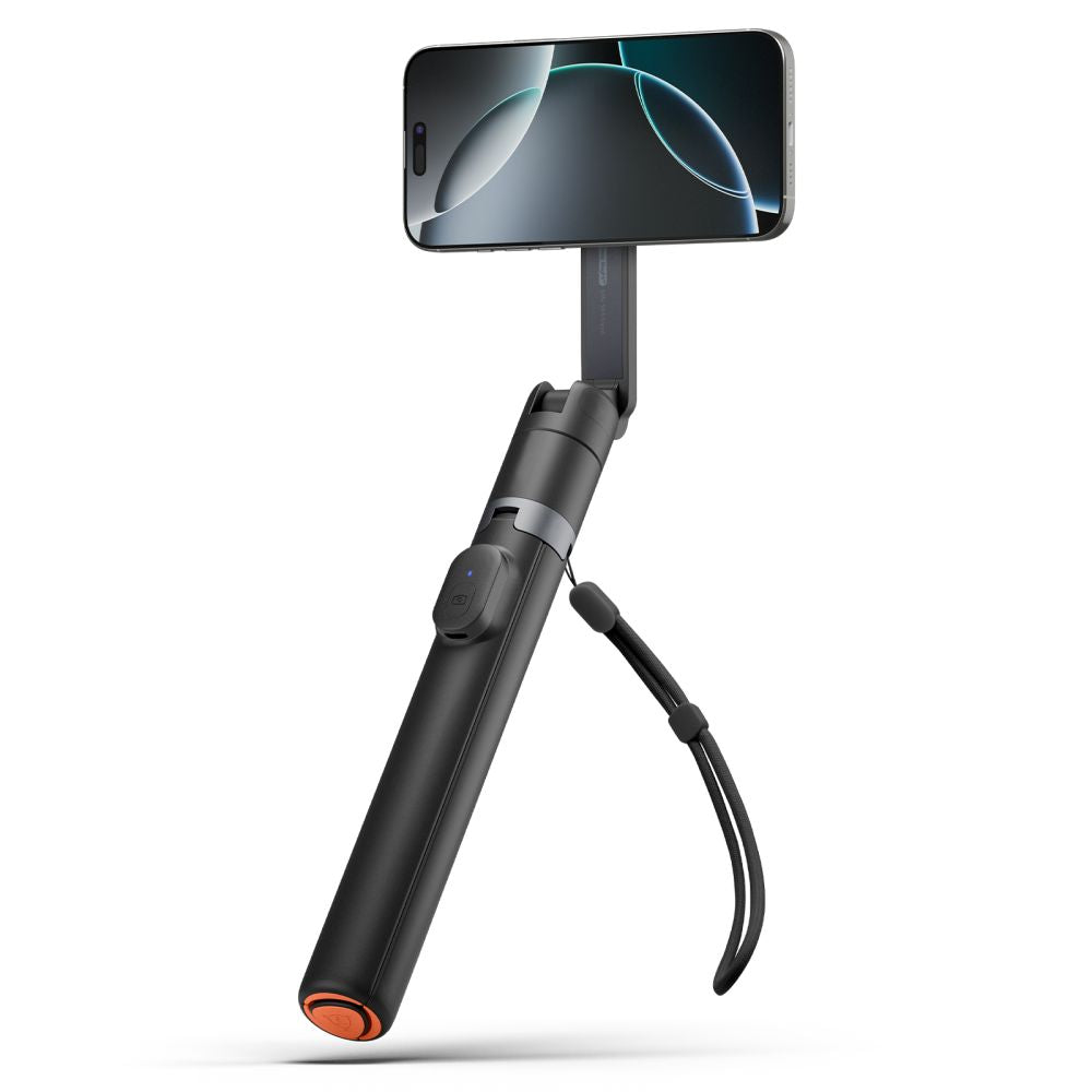 Spigen S581 W Magsafe Bluetooth Selfie Stick Stativ Sort